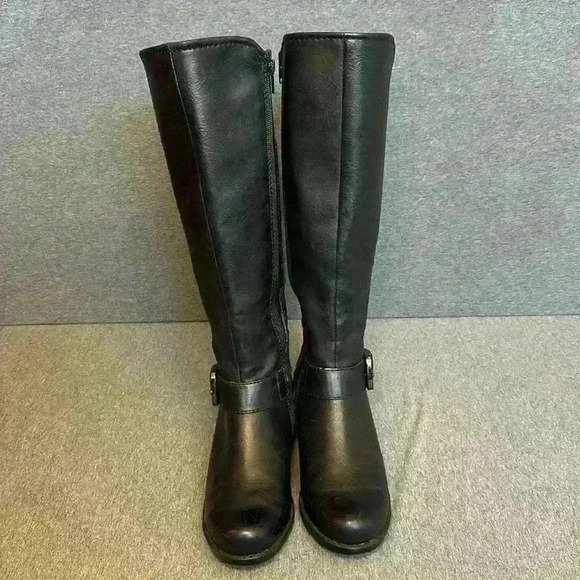 Baretraps Callipso Rounded Top Zippered Riding Boot with Buckle Women’s Size 6.5 - Picture 3 of 16